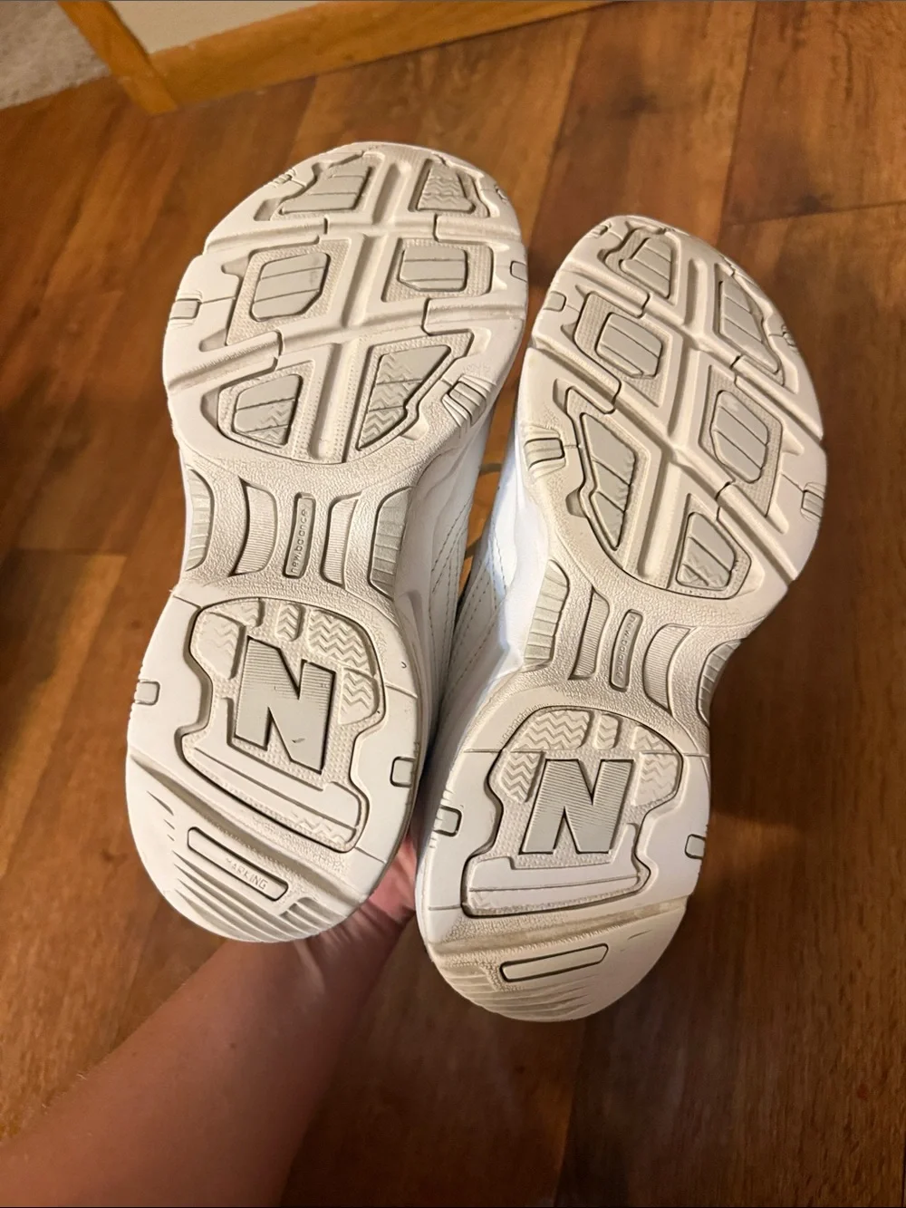 New Balance Women’s White Sneakers Classic Dad Shoe Design 608V2